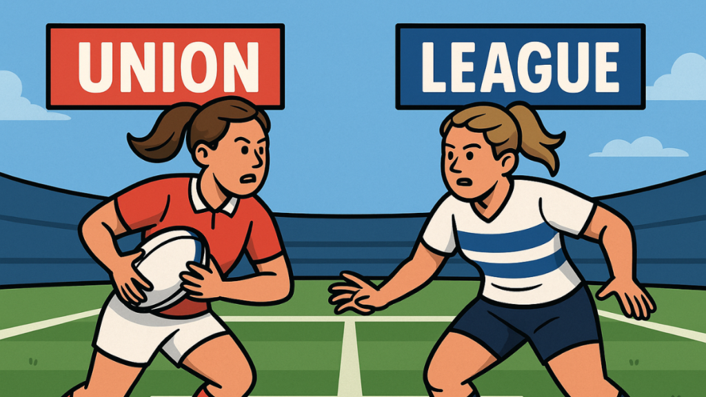 women’s rugby union vs league